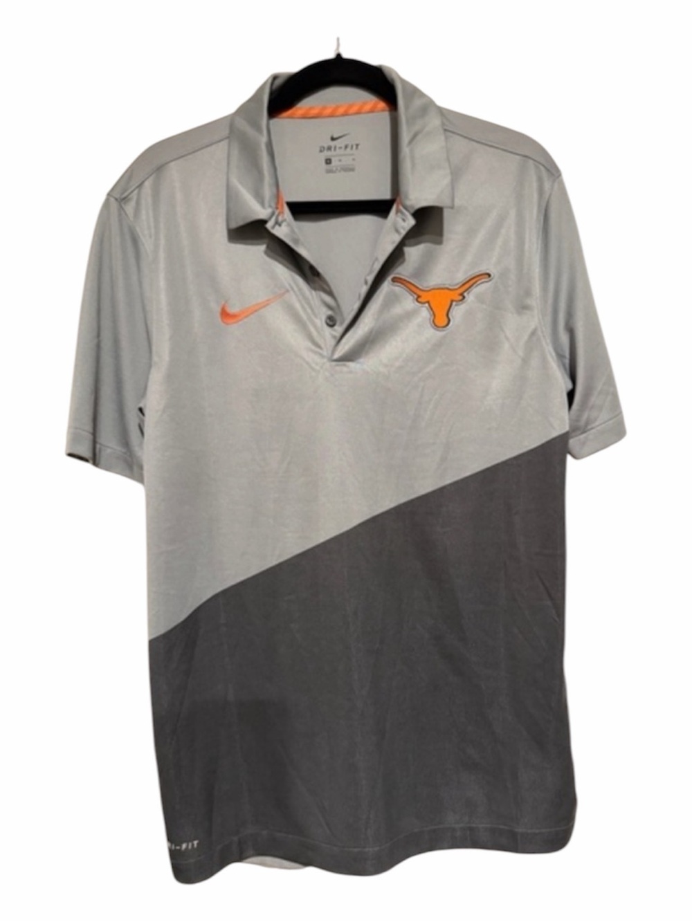Nike Men's Two-Tone Gray Polo Shirt. Hardly worn.